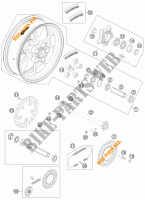 RUOTA POSTERIORE per KTM 990 SUPERMOTO R 2011