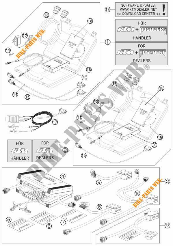 STRUMENTO DIAGNOSTICO  per KTM 990 SUPERMOTO R 2011