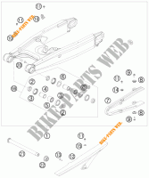 FORCELLONE per KTM 990 SUPERMOTO ORANGE 2008