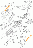 SERBATOIO / SELLA per KTM 950 SUPERMOTO R 2008