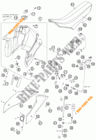 SERBATOIO / SELLA per KTM 950 SUPERMOTO R 2007