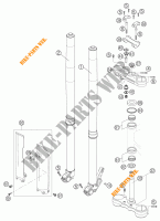 FORCELLA ANTERIORE / PIASTRA STERZO INFERIORE per KTM 640 LC4 SUPERMOTO 2003