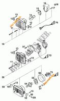 FARO / FANALE per KTM 620 SUPER-MOTO COMP. 20 KW 1998
