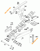 FORCELLONE per KTM 620 SUPER-MOTO COMP. 20 KW 1998