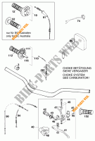 MANUBRIO / COMANDI per KTM 620 SUPER-MOTO COMP. 20 KW 1998