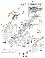 CARTER MOTORE per KTM 620 SC SUPER-MOTO 2000