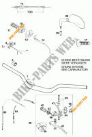 MANUBRIO / COMANDI per KTM 620 SC SUPER-MOTO 2000