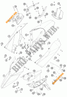 PLASTICHE per KTM 690 SUPERMOTO LIMITED EDITION 2009