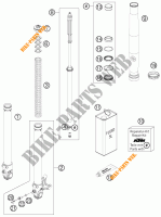 FORCELLA ANTERIORE (COMPONENTI) per KTM 690 SMC R 2012