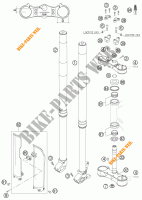FORCELLA ANTERIORE / PIASTRA STERZO INFERIORE per KTM 525 SX SUPERMOTO 2005