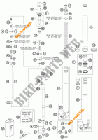 FORCELLA ANTERIORE (COMPONENTI) per KTM 450 SMR 2014