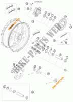 RUOTA POSTERIORE per KTM 1190 RC8 R LIMITED EDITION AKRAPOVIC 2009