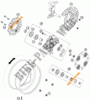 RUOTA ANTERIORE per KTM 505 SX ATV 2009