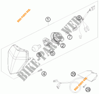 FARO / FANALE per KTM 530 XC-W SIX DAYS 2010