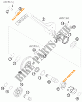 PEDALE AVVIAMENTO per KTM 530 XC-W SIX DAYS 2010