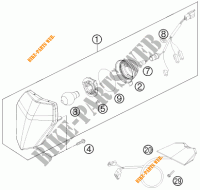 FARO / FANALE per KTM 500 XC-W 2012
