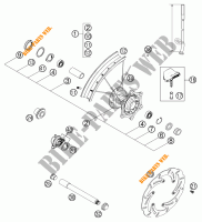 RUOTA ANTERIORE per KTM 380 MXC 2001