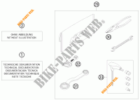 UTENSILI / MANUALE / OPZIONI per KTM 300 XC-W 2009