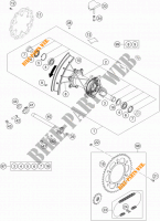 RUOTA POSTERIORE per KTM 150 XC-W 2017