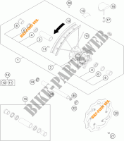 RUOTA ANTERIORE per KTM 250 XCF-W 2014