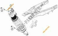AMMORTIZZATORE per KTM 250 XC-F 2011