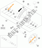 RUOTA ANTERIORE per KTM 250 XC-F 2011