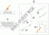 UTENSILI / MANUALE / OPZIONI per KTM 250 XC-F 2011