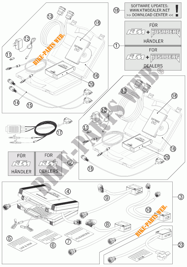 STRUMENTO DIAGNOSTICO  per KTM 250 XC-F 2011