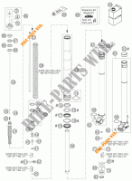 FORCELLA ANTERIORE (COMPONENTI) per KTM 450 XC-W 2007