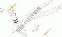 AMMORTIZZATORE per KTM 450 XC-F 2016