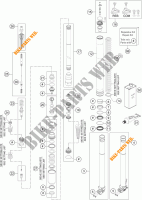 FORCELLA ANTERIORE (COMPONENTI) per KTM 450 XC-F 2016