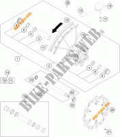 RUOTA ANTERIORE per KTM 450 XC-F 2016
