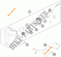 FARO / FANALE per KTM 200 XC-W 2013