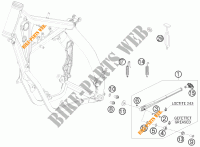 CAVALLETTO LATERALE / CENTRALE per KTM 200 XC-W 2011