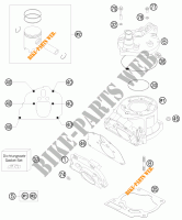 CILINDRO / TESTA per KTM 200 XC-W 2011