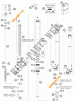 FORCELLA ANTERIORE (COMPONENTI) per KTM 200 XC-W 2007