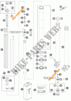 FORCELLA ANTERIORE (COMPONENTI) per KTM FREERIDE 350 2012