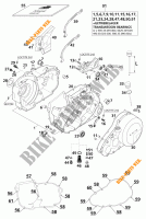 CARTER MOTORE per KTM 640 LC4-E SILVER 2000