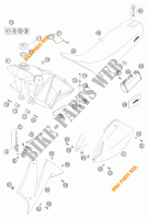 SERBATOIO / SELLA per KTM 625 SXC 2006