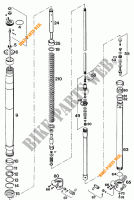 FORCELLA ANTERIORE (COMPONENTI) per KTM 620 SX WP 1994