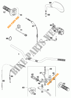 MANUBRIO / COMANDI per KTM 620 LC4 COMPETITION 1999