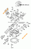 TESTA CILINDRO per KTM 620 LC4 COMPETITION 1999