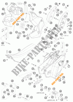 SERBATOIO / SELLA per KTM 690 RALLY FACTORY REPLICA 2009