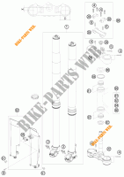 FORCELLA ANTERIORE / PIASTRA STERZO INFERIORE per KTM 530 EXC-R 2008