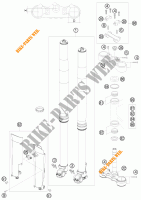 FORCELLA ANTERIORE / PIASTRA STERZO INFERIORE per KTM 530 EXC 2010
