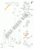 FORCELLA ANTERIORE / PIASTRA STERZO INFERIORE per KTM 525 EXC RACING SIX DAYS 2004