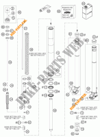 FORCELLA ANTERIORE (COMPONENTI) per KTM 525 EXC FACTORY RACING 2007