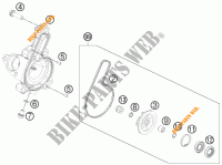 POMPA ACQUA per KTM RC 390 WHITE ABS 2015
