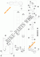 FORCELLA ANTERIORE / PIASTRA STERZO INFERIORE per KTM 300 EXC 2011