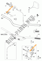 MANUBRIO / COMANDI per KTM 300 EXC 2001